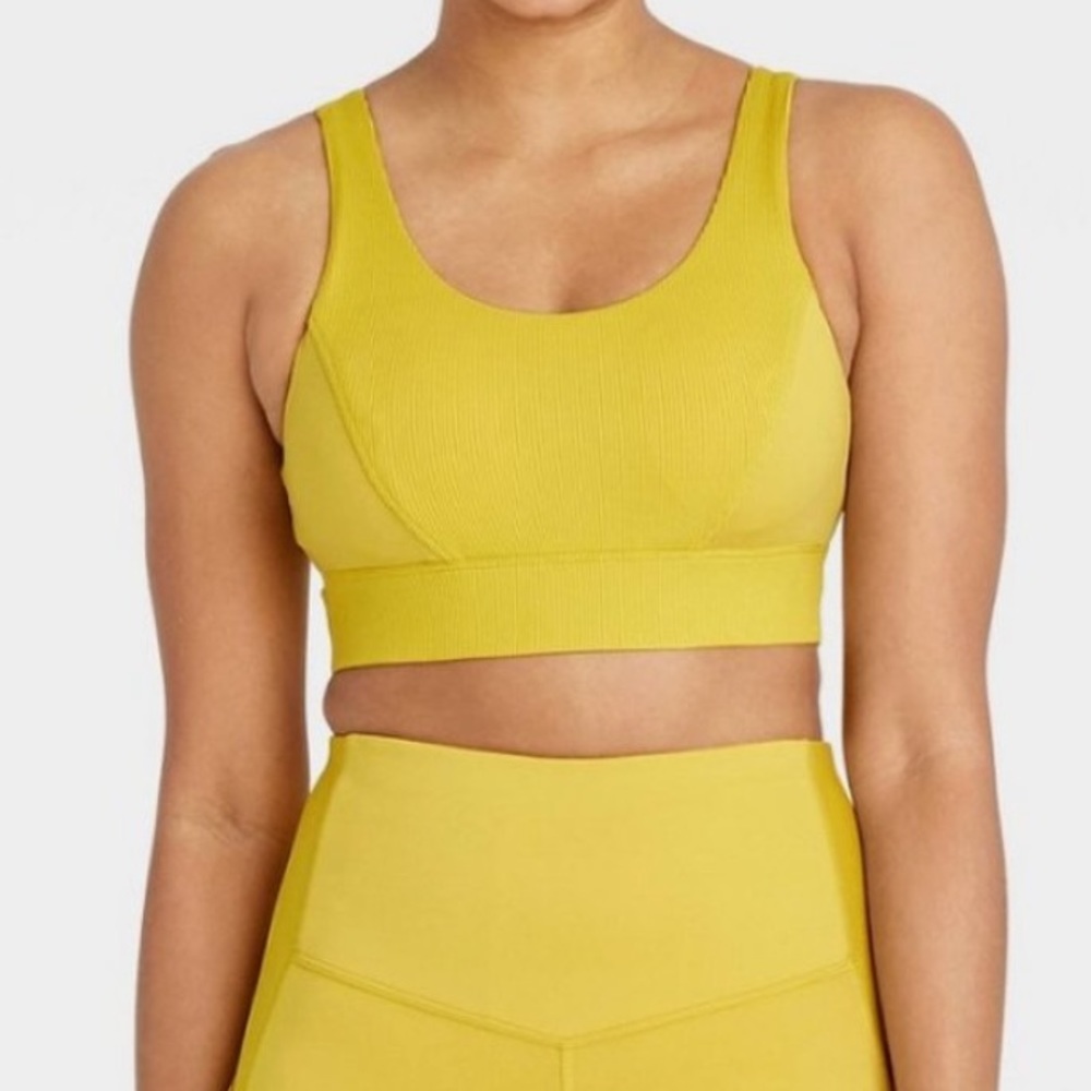 Target All In Motion Yellow Sports Bra L